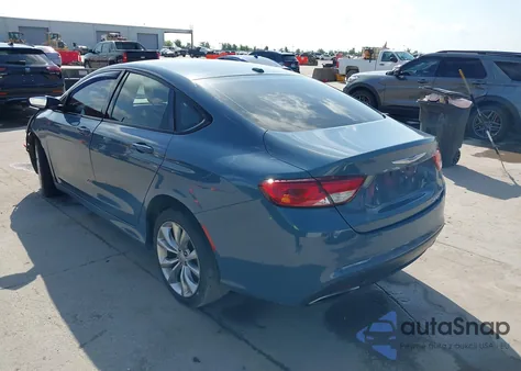 2015 Chrysler 200 S z USA, uszkodzony, nr VIN 1C3CCCBB5FN657977